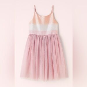 Cat & Jack Pink and White Princess Tulle Dress Size 7/8